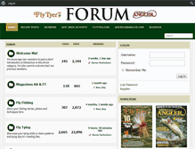 Tablet Screenshot of flyfishingandtying.com